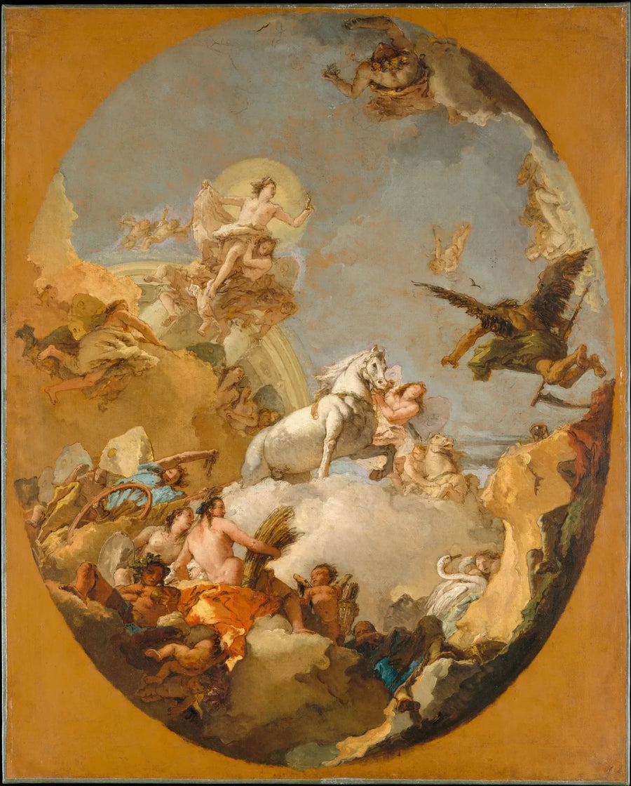El Carro de Aurora - Giovanni Battista Tiepolo
