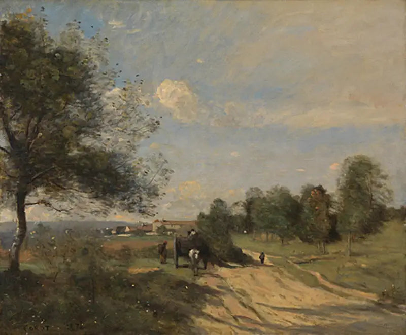 El carro - Jean-Baptiste Camille Corot