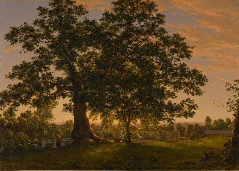 El Arbol de la Carta en Hartford - Frederic Edwin Church