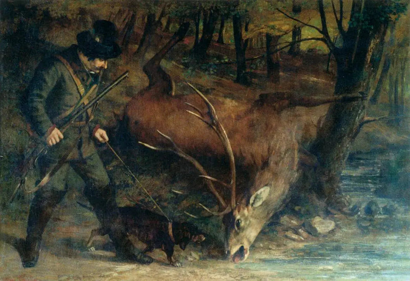 El cazador alemán - Gustave Courbet