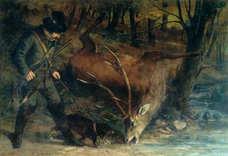 El cazador alemán - Gustave Courbet