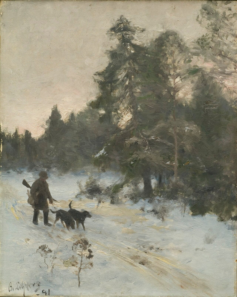 El cazador - Bruno Liljefors