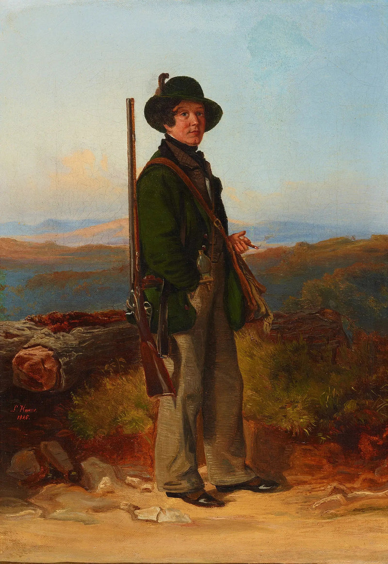 El cazador - Ludwig Knaus