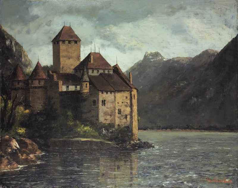 El Castillo de Chillon - Gustave Courbet