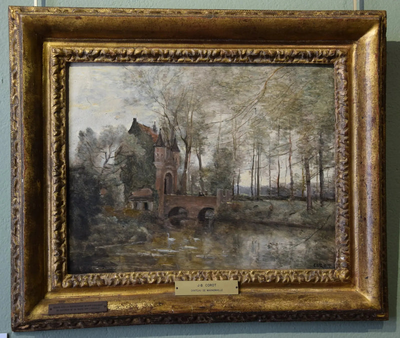 El castillo de Wagnonville - Jean-Baptiste Camille Corot