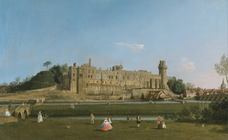 El Castillo de Warwick - Canaletto