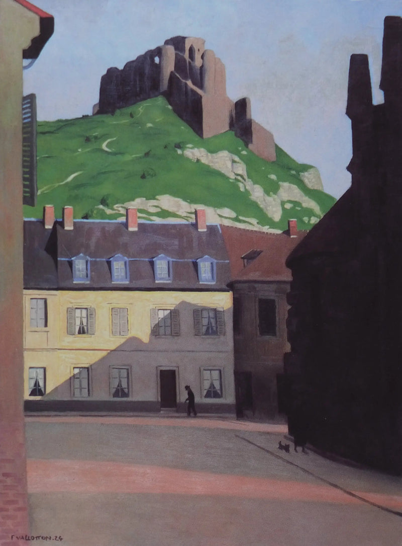 El Castillo de Gaillard y la Plaza de Les Andelys - Félix Vallotton
