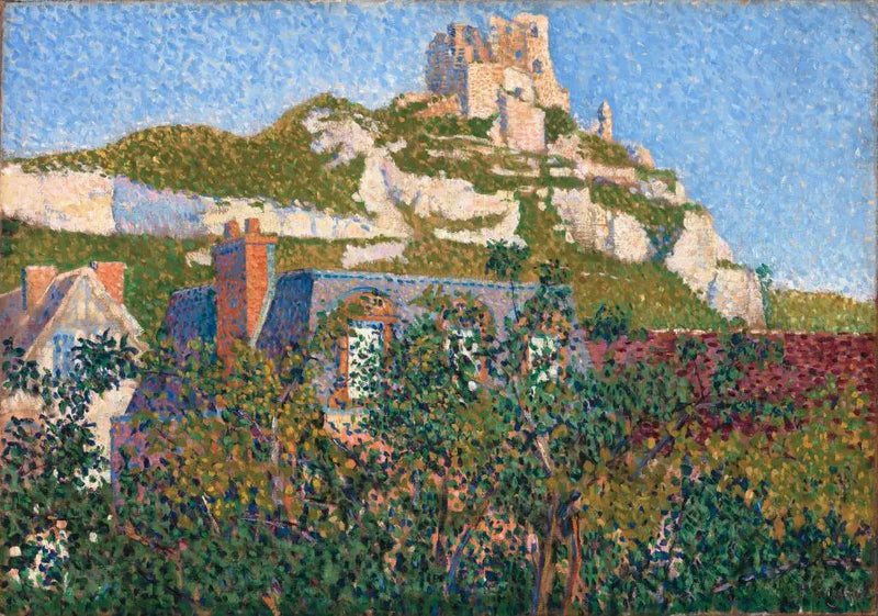 El Castillo Gaillard, vista desde mi ventana, Petit-Andely - Paul Signac