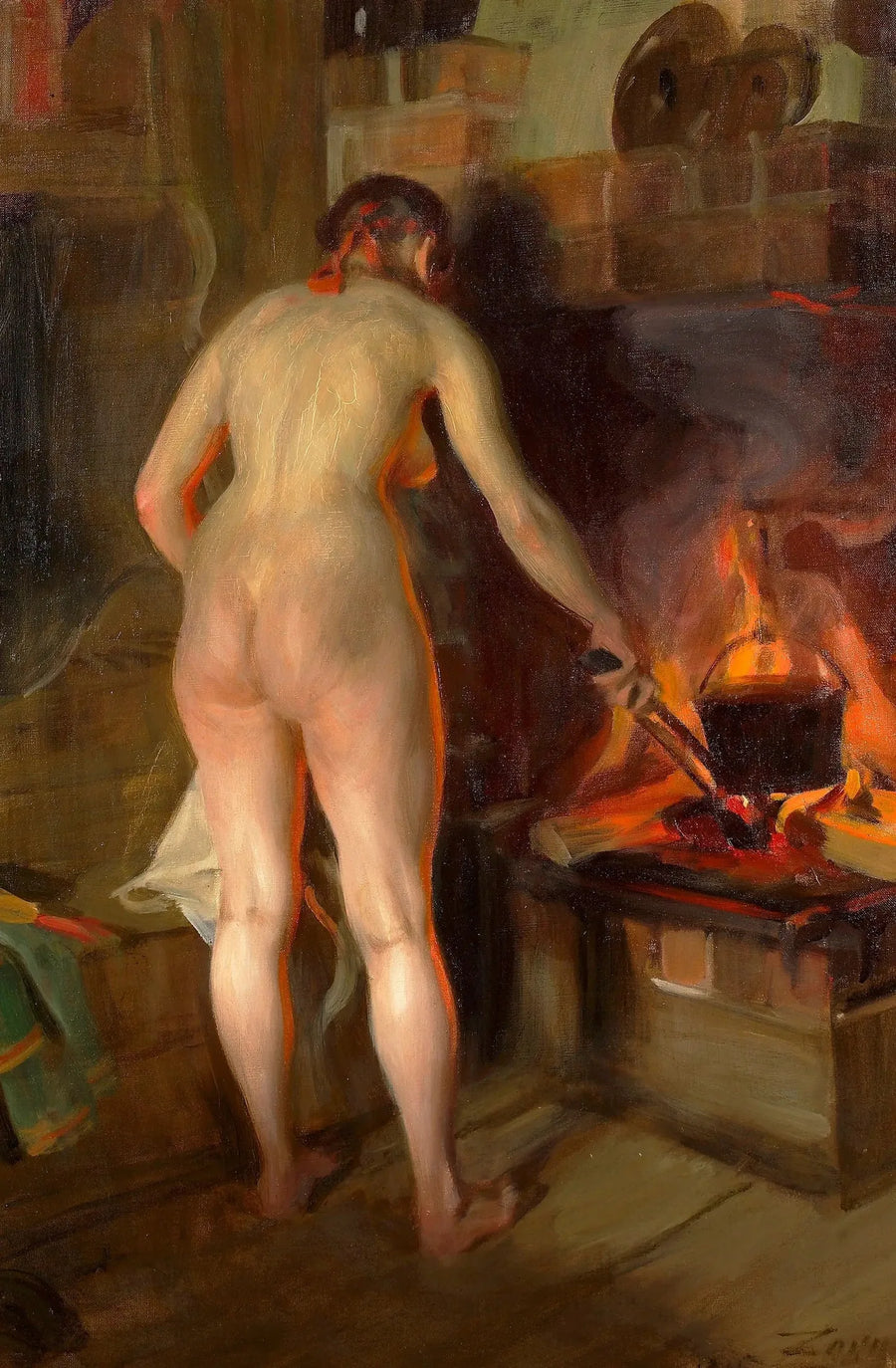El caldero de patatas - Anders Zorn