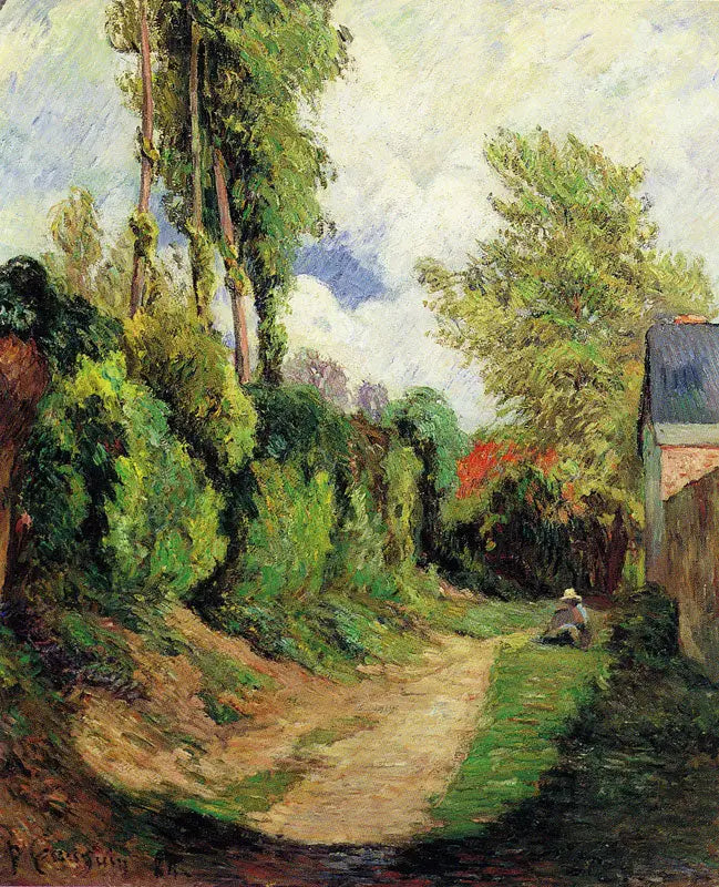 Le Chemin creux - Paul Gauguin image 1 reproduction artisanale de tableau