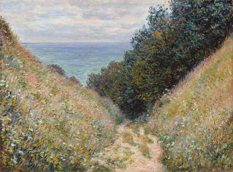 El Camino de La Cavée, Pourville - Claude Monet
