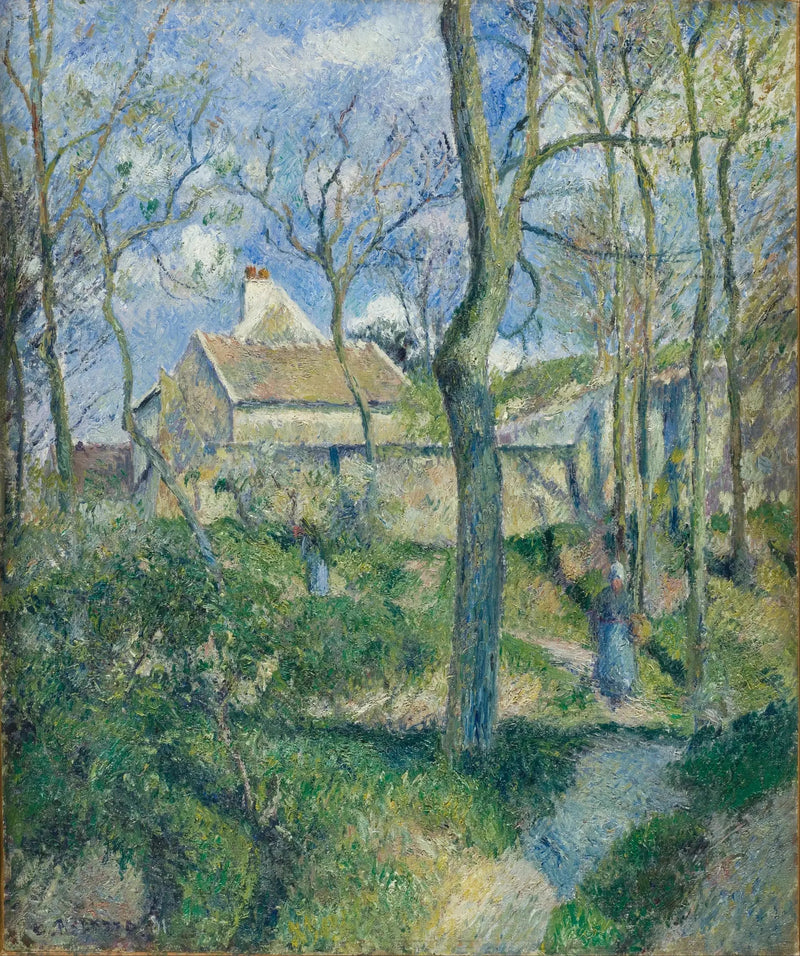 El camino de los Pouilleux, Pontoise - Camille Pissarro