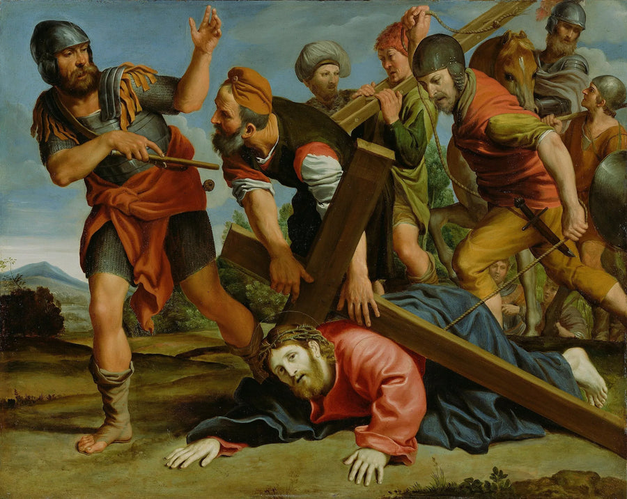 El camino del Calvario - Domenichino