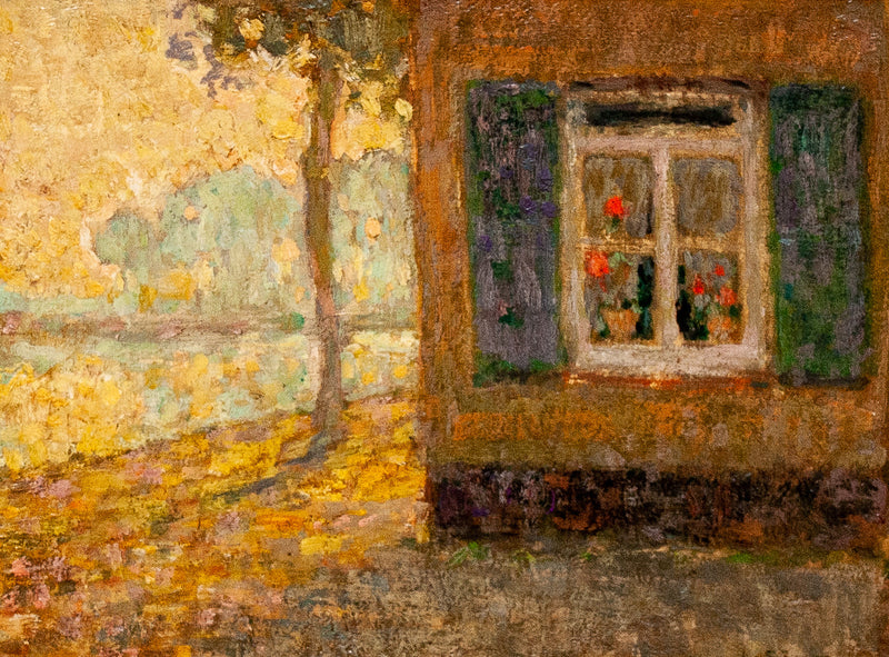 El camino del canal en Gravelines - Henri Le Sidaner