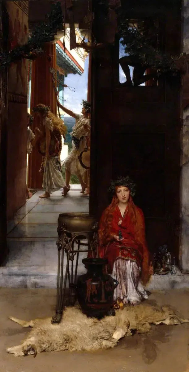 El camino del templo - Lawrence Alma-Tadema