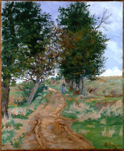El camino bajo los árboles - Armand Guillaumin