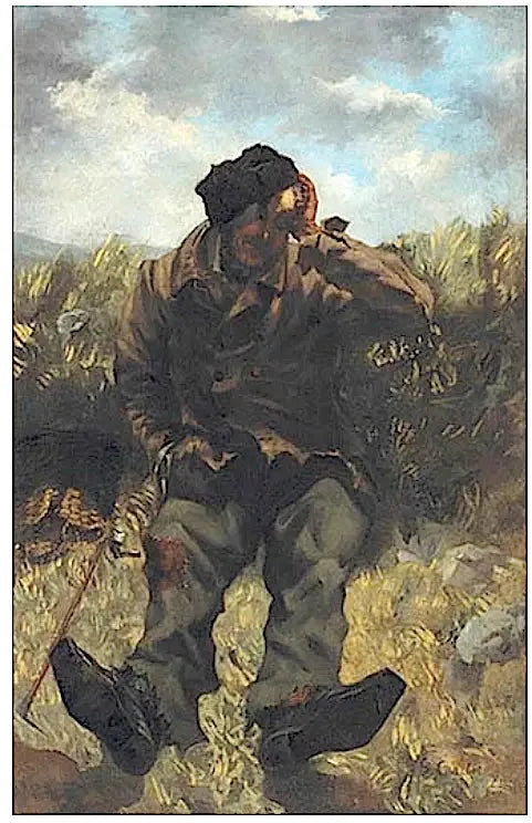 El Le Chemineau - Gustave Courbet