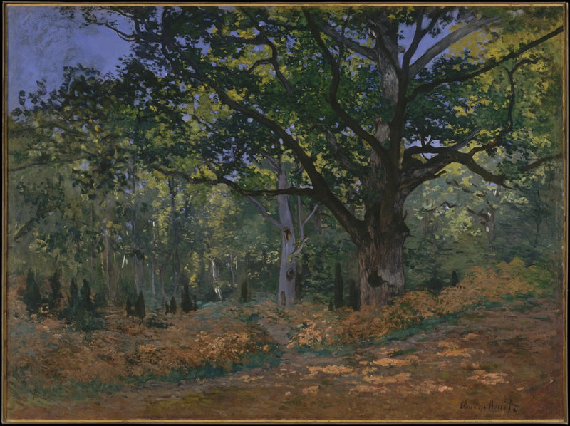 El Roble de Bodmer, la ruta de Chailly - Claude Monet