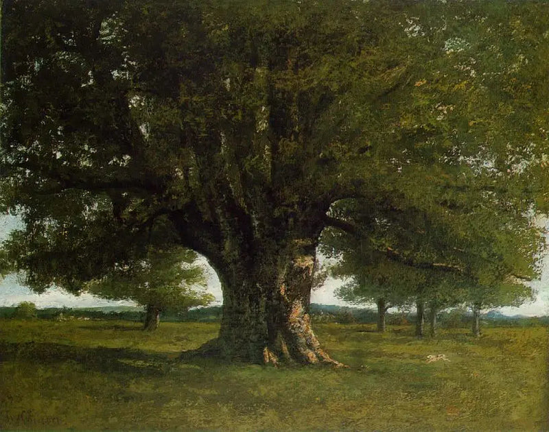El roble de Flagey - Gustave Courbet