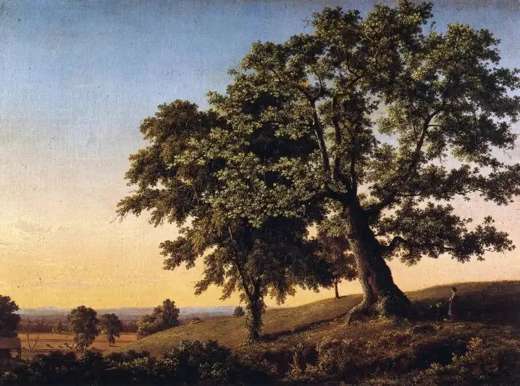 El roble de la carta - Frederic Edwin Church