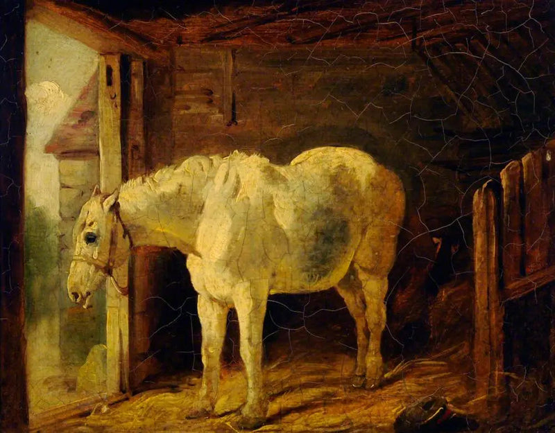 El Caballo Blanco - John Frederick Herring, Sr.
