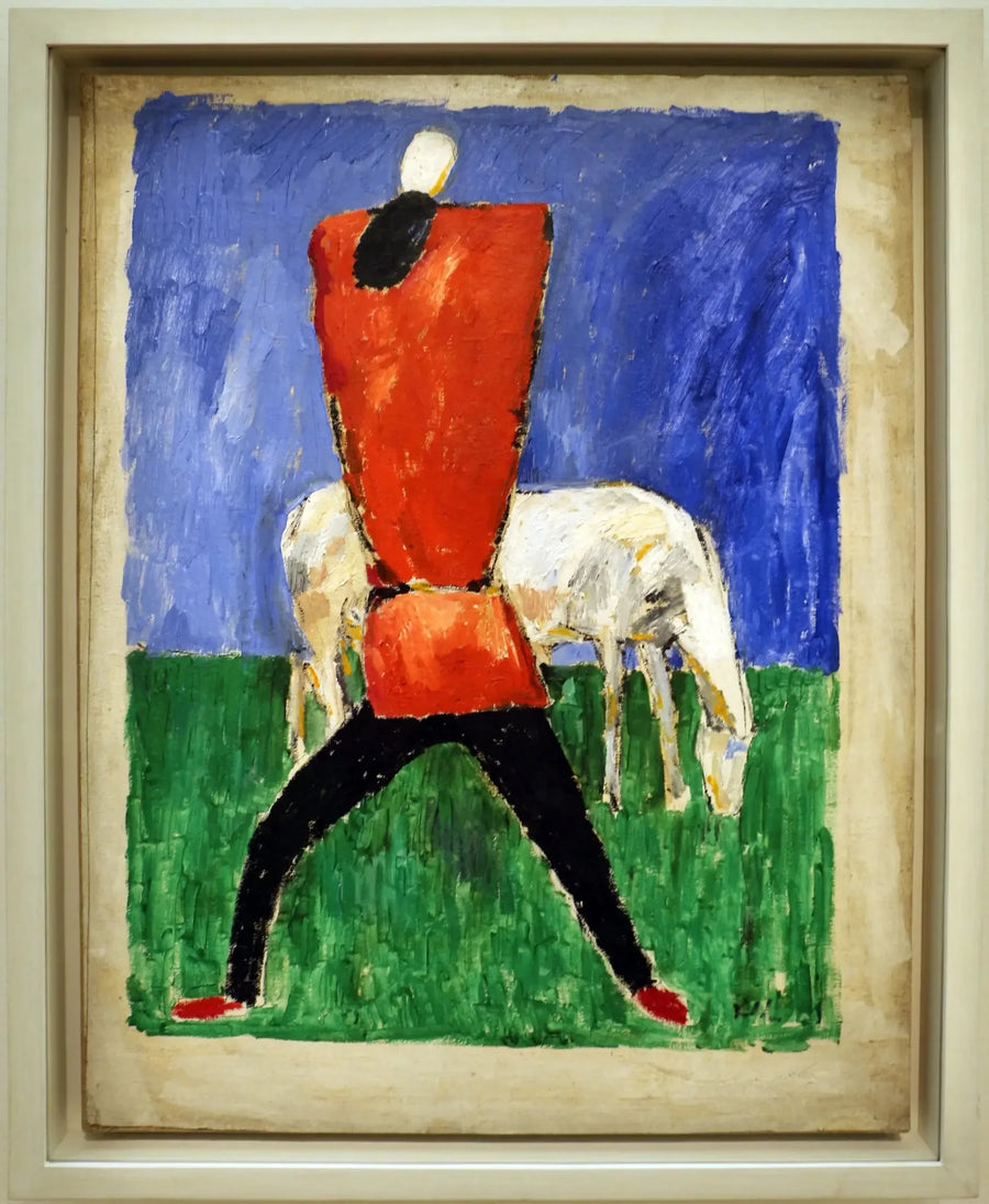 El Caballo Blanco - Kazimir Malevich