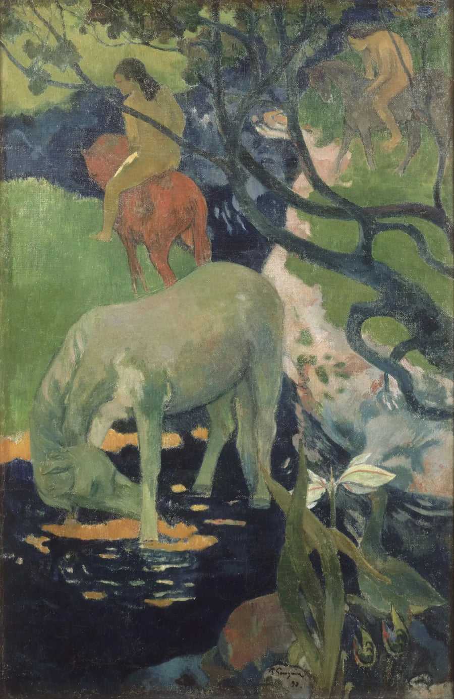 El Caballo Blanco - Paul Gauguin