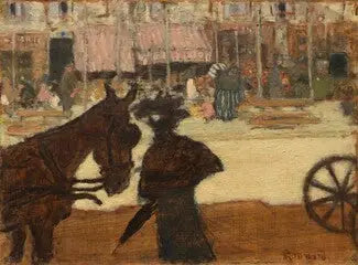 El caballo de fiacre - Pierre Bonnard