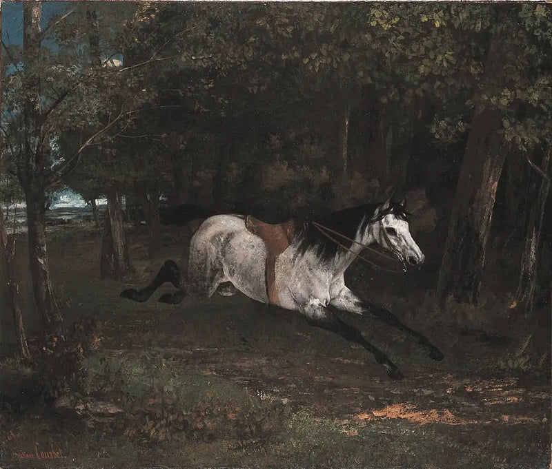 El caballo robado - Gustave Courbet
