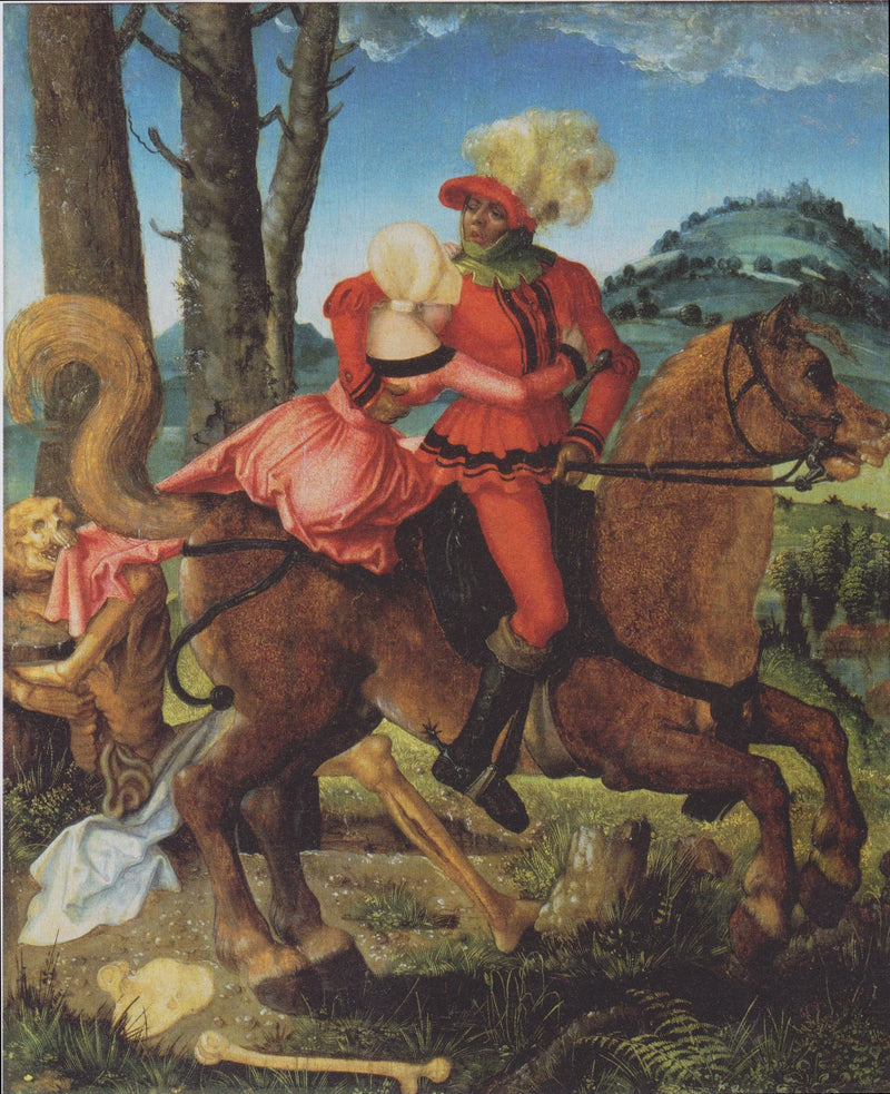 El Caballero, la Joven y la Muerte - Hans Baldung Grien