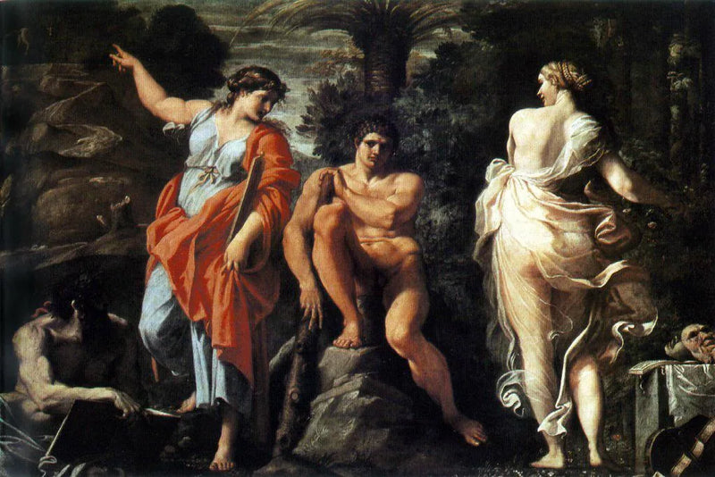 La elección de Hércules - Annibale Carracci