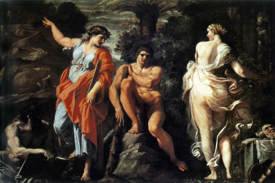 La elección de Hércules - Annibale Carracci