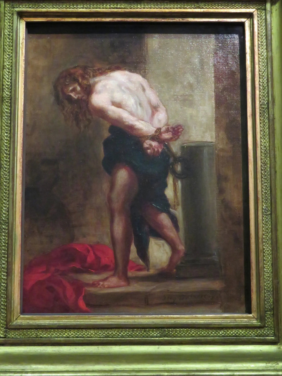 El Cristo a la columna - Eugène Delacroix