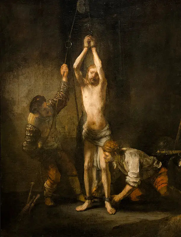 El Cristo en la columna - Rembrandt