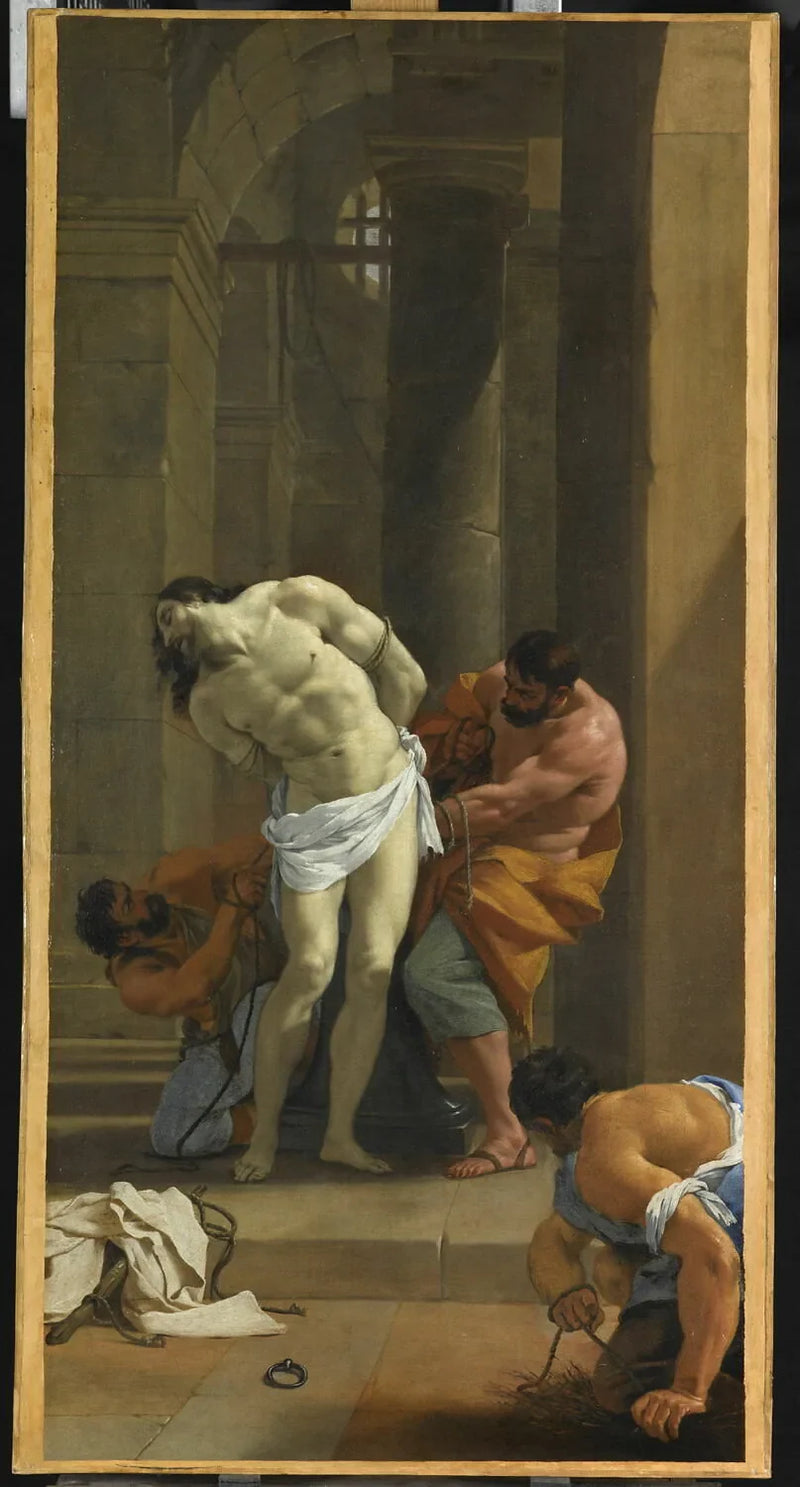 El Cristo en la columna - Simon Vouet