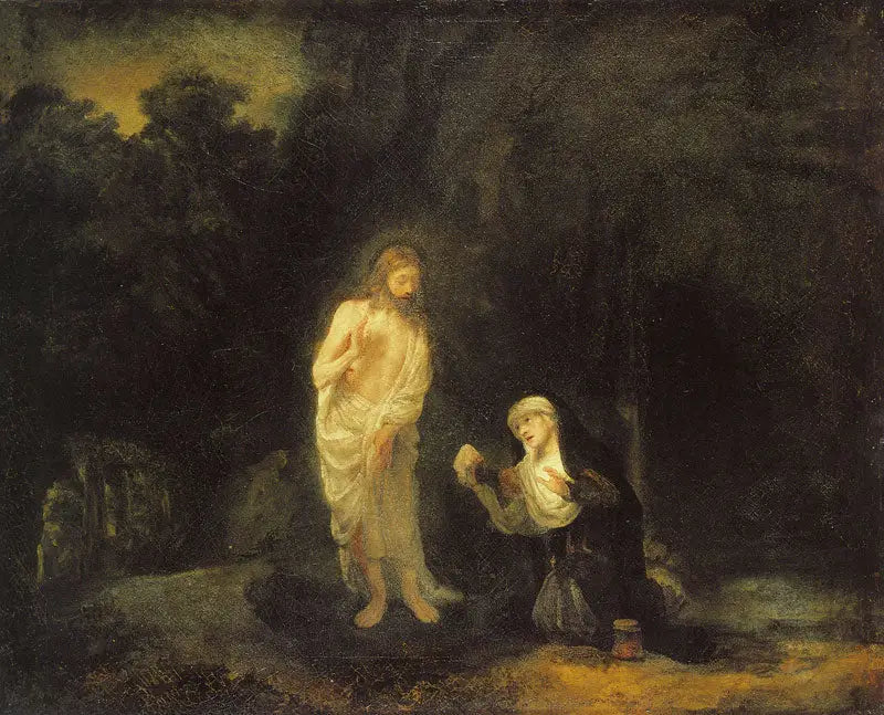 El Cristo que aparece a María Magdalena, « Noli me tangere » - Rembrandt