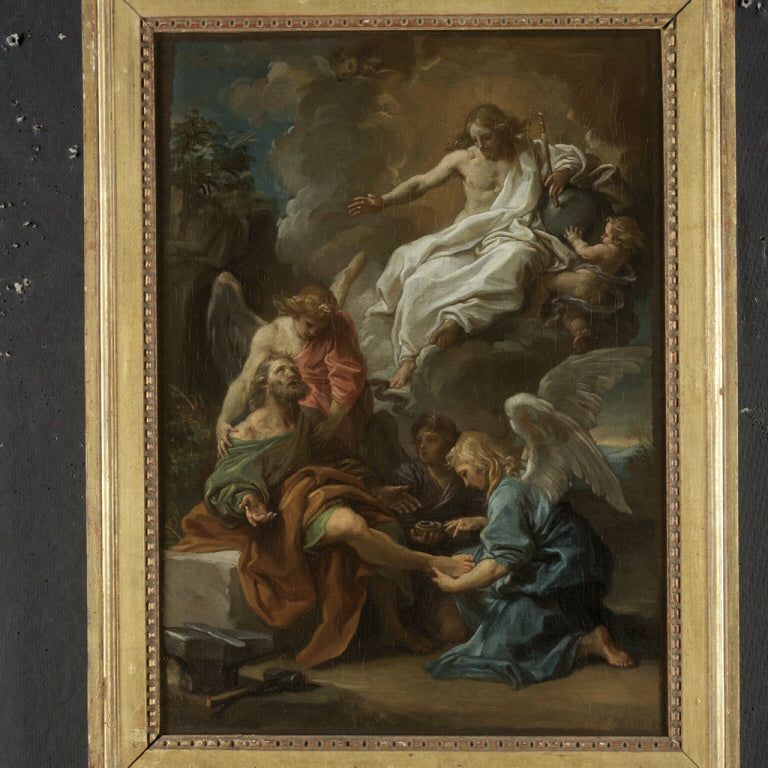 El Cristo que aparece a san Ampelio - Pompeo Batoni