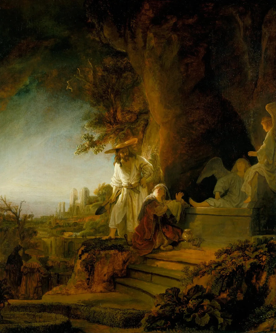 El Cristo que aparece como jardinero a María Magdalena - Rembrandt