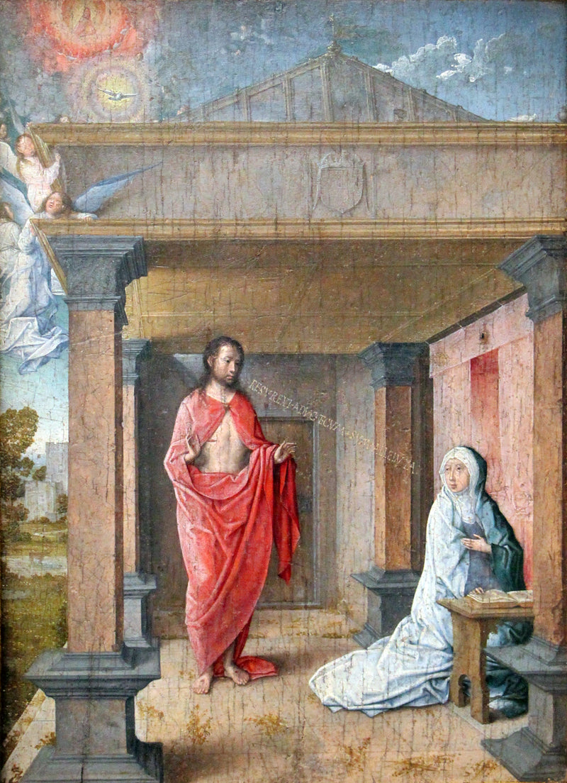 La aparición de Cristo a María - Juan de Flandes