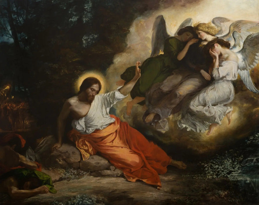 El Cristo en el Jardín de los Olivos - Eugène Delacroix