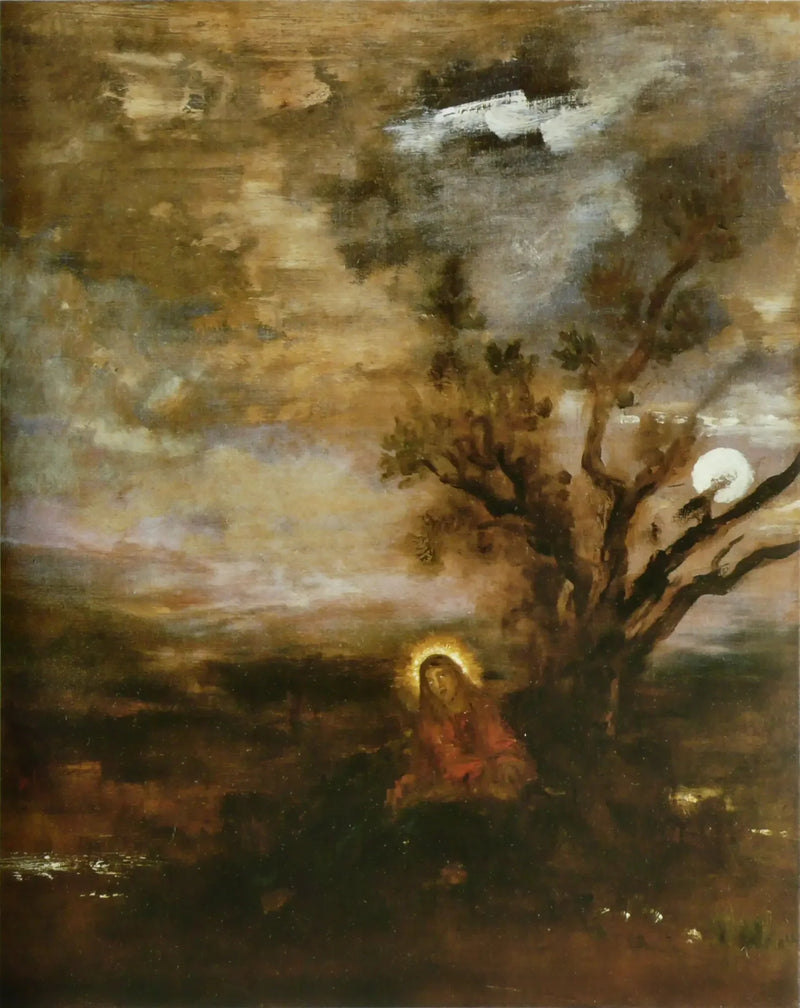 El Cristo en el huerto de los olivos - Gustave Moreau