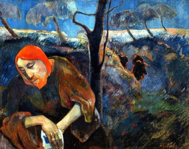 El Cristo en el Jardín de los Olivos - Paul Gauguin