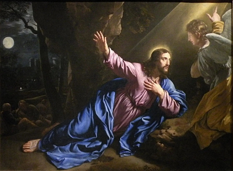 El Cristo en el Huerto de los Olivos - Philippe de Champaigne