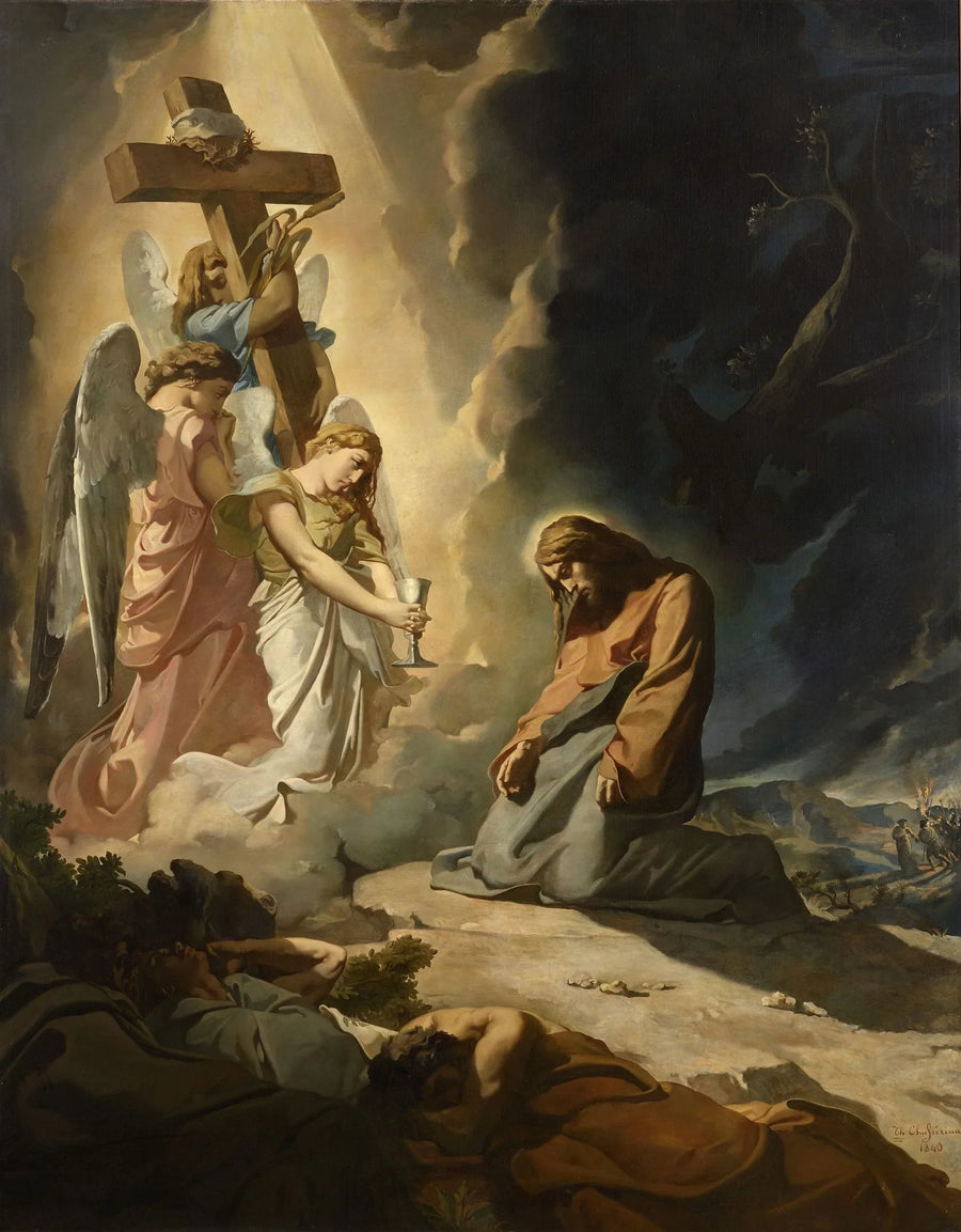 El Cristo en el Huerto de los Olivos - Théodore Chassériau