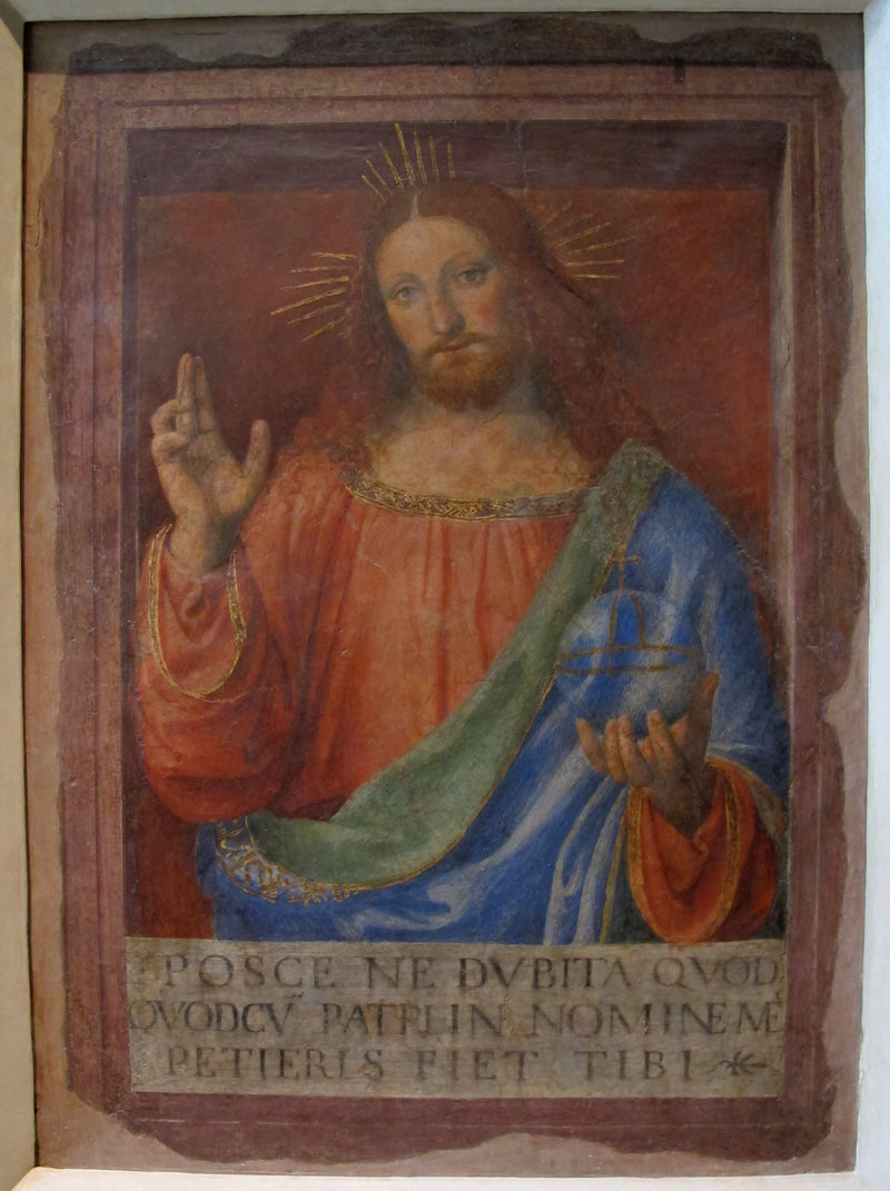 El Cristo bendiciendo - Bernardino Luini