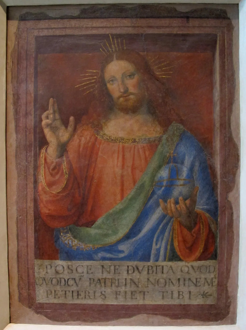 El Cristo bendiciendo - Bernardino Luini