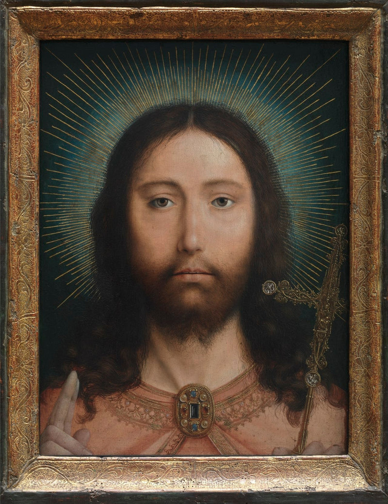 El Cristo como Salvador del Mundo - Quentin Metsys
