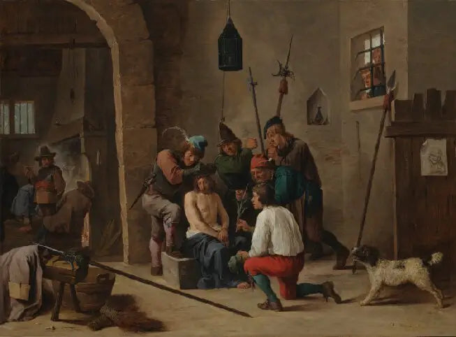 El Cristo coronado de espinas - David Teniers el Joven