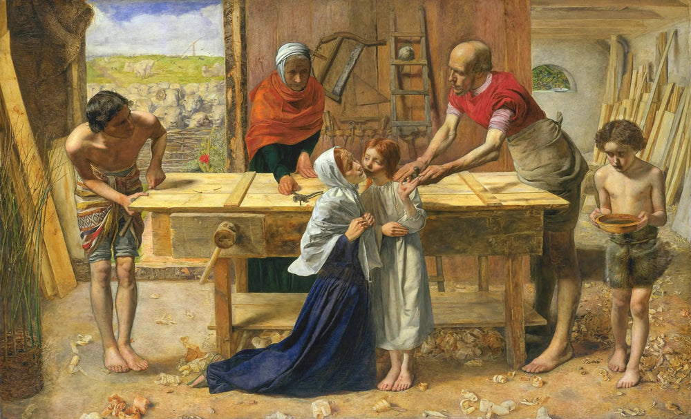 Le Christ dans la maison de ses parents - John Everett Millais image 1 reproduction d’œuvre d’art à l’huile