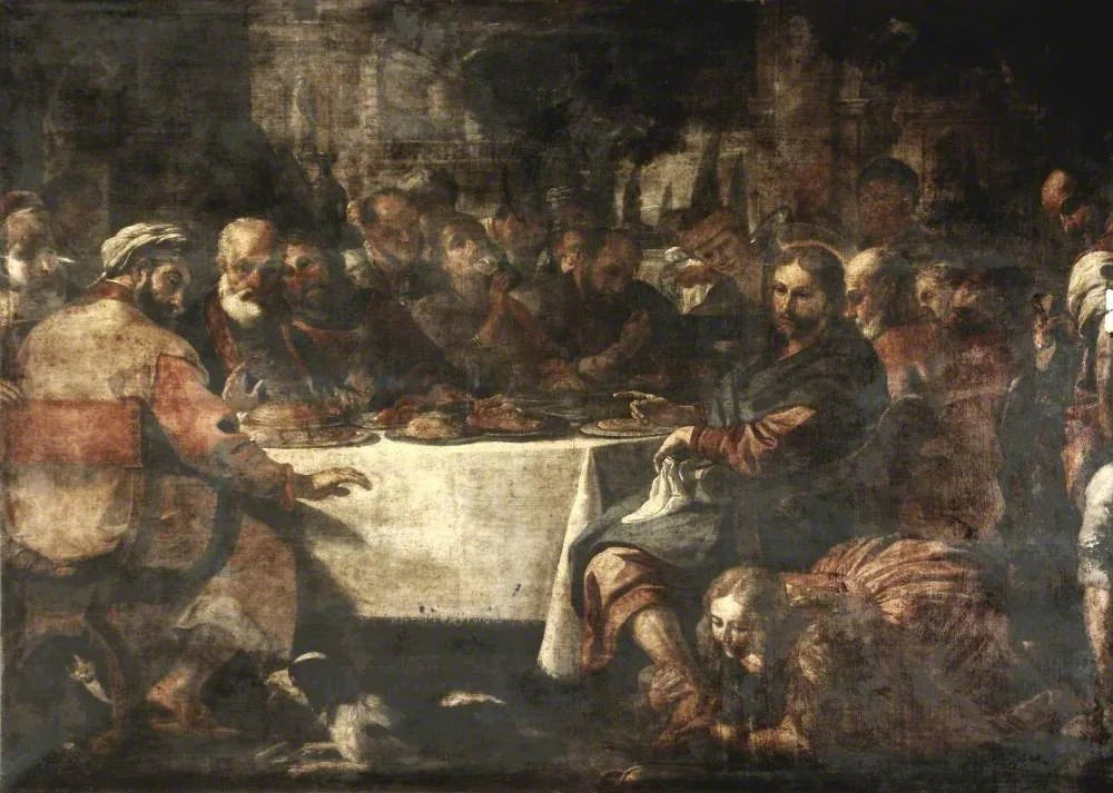 Le Christ dans la maison de Simon - Mattia Preti image 1 reproduction de peinture à l’huile